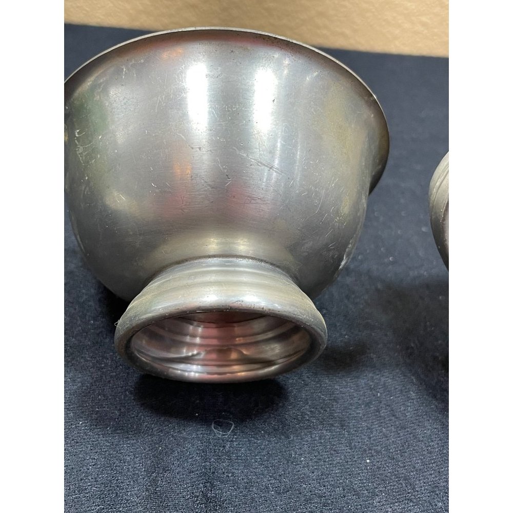 Vintage International Pewter Creamer And Open Sugar Bowl - Picture 8 of 15